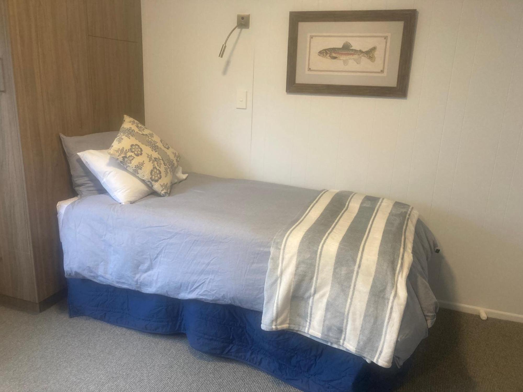 Anglers Adventure Paradise Cabin Bnb Wifi Parking Turangi Eksteriør bilde